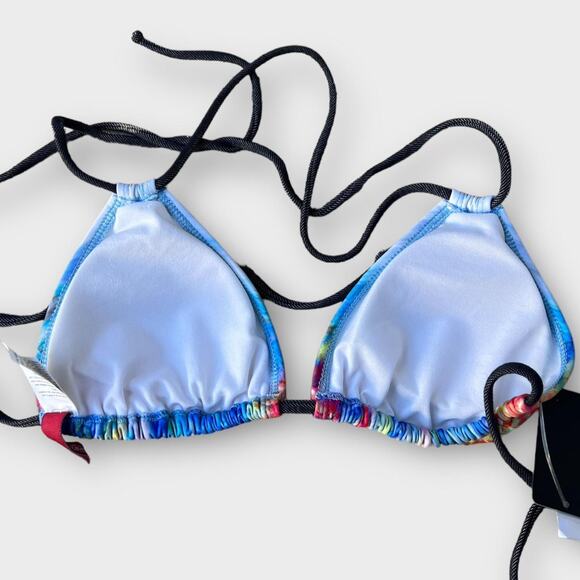 Y2K Guess Bikini Top Abstract Print (Deadstock) - Picture 4 of 6